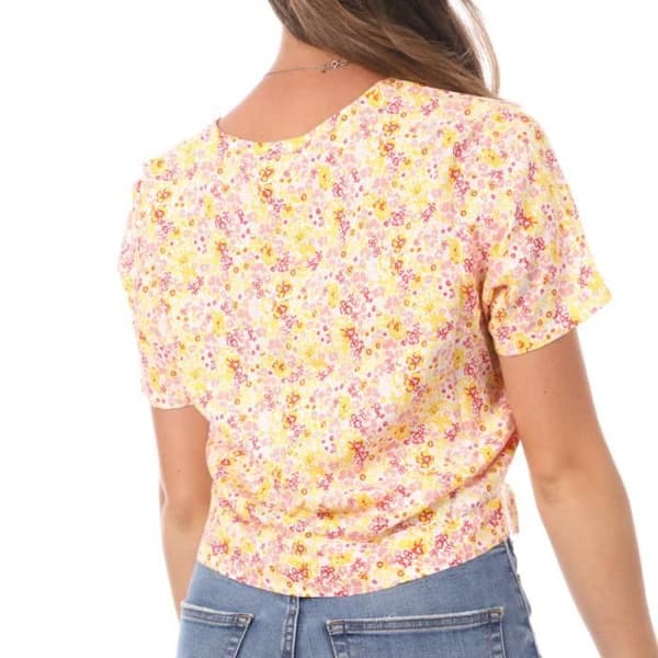 Topp Imprimé Gul/Rosa Dam Vero Moda Measy