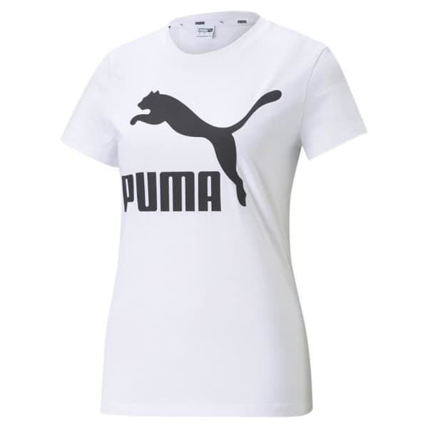 T-shirt Vit Kvinna Puma Classics
