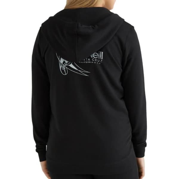 Sweat Zippé Femme O'Neill Circle Surfer - Svart - Långa ärmar - Med huva