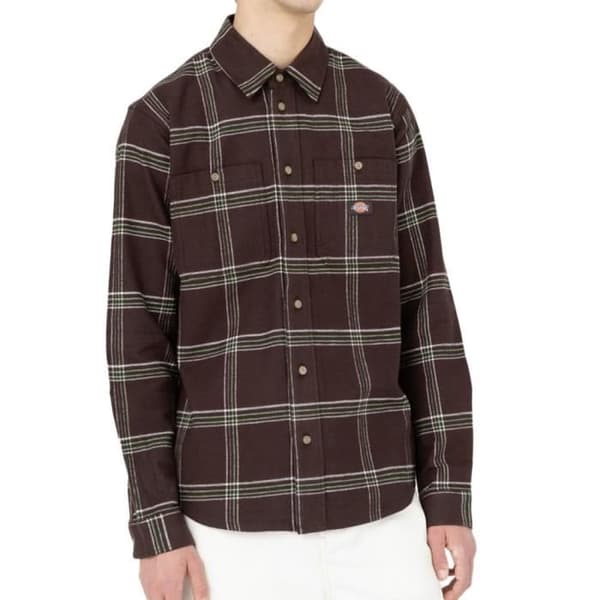 Mörkgrön/Grön Skjorta Herr Dickies Warrenton