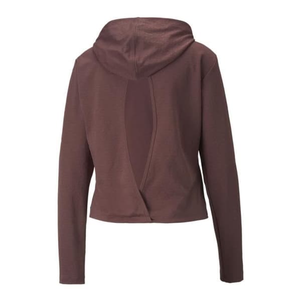 Hoodie Plommon Dam Puma Reg Längd
