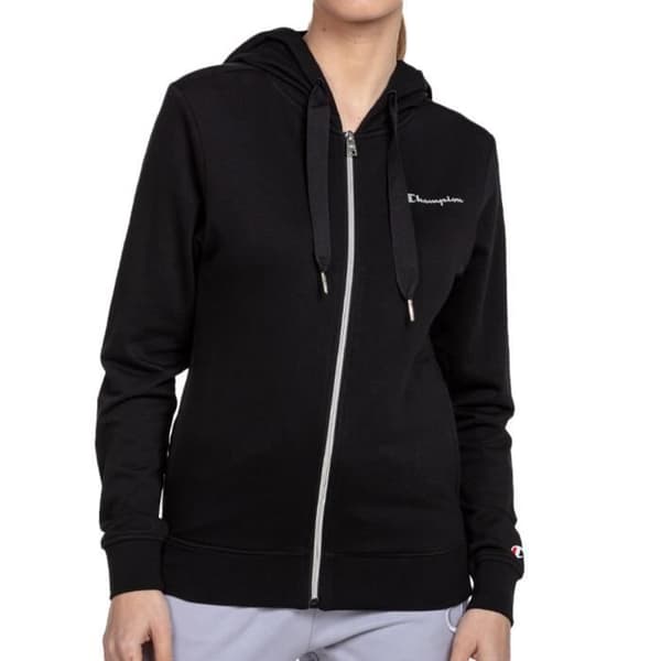 Sweat Zippée Noir Kvinna Champion Lady CLabel