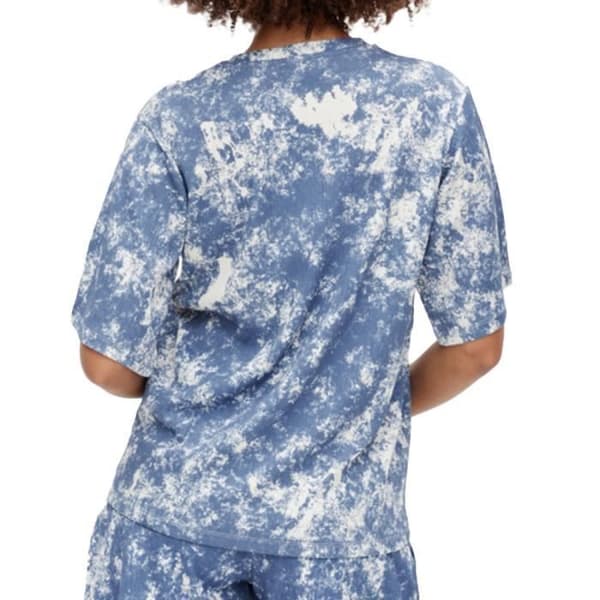 T-shirt Dam Mamalicious Mlstine - Blå/Vit - Kort ärm - 100% Viskos