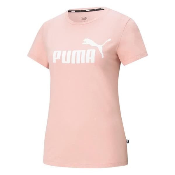 PUMA T-shirt Ess Logo Tee Rosé - Dam/Adult