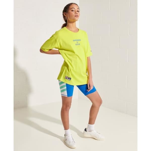 T-shirt dam Superdry Corporate Logo Brights - citruszest