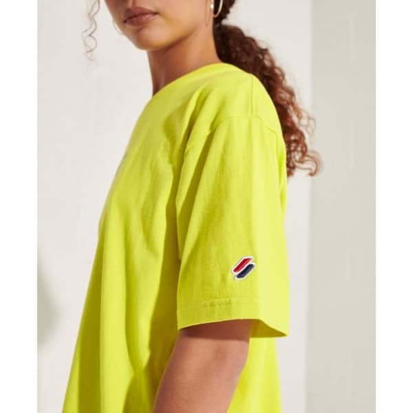 T-shirt dam Superdry Corporate Logo Brights - citruszest