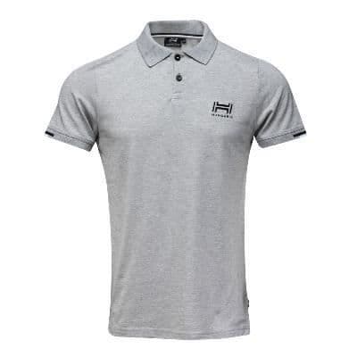 Polo Coton Mixte Grå - Hungaria - Man - Polo krage