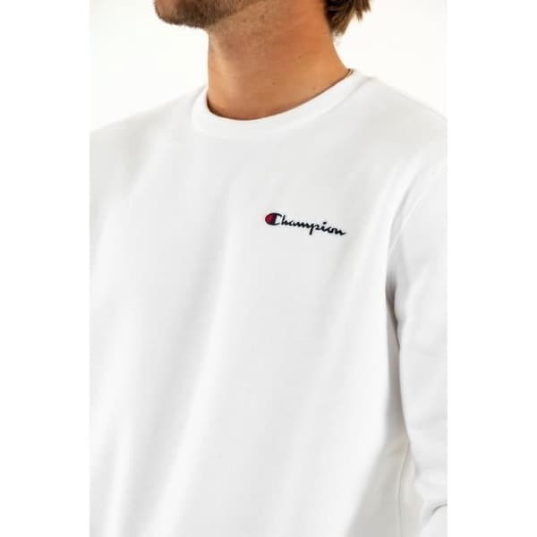 Sweat - CHAMPION USA - Crewneck WW001 WHT - Vit - Långa ärmar - Unisex
