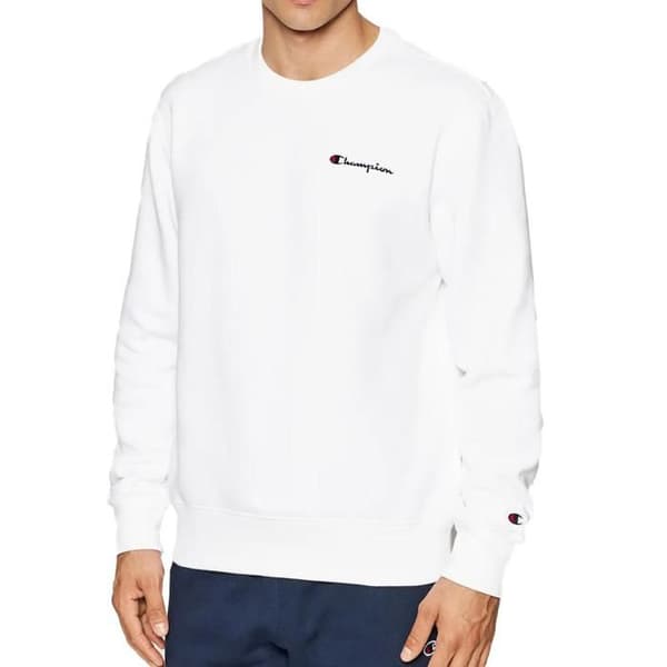 Sweat - CHAMPION USA - Crewneck WW001 WHT - Vit - Långa ärmar - Unisex