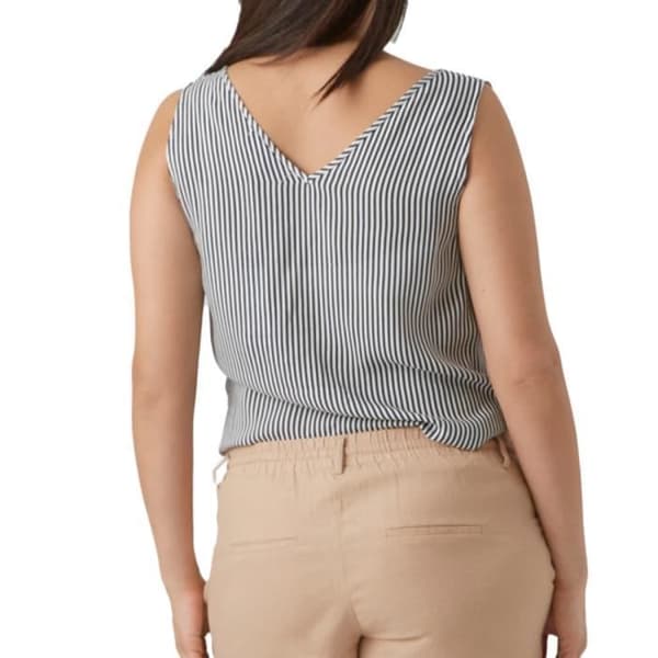 Graviditet Blus Svart/Vit Kvinna Vero Moda Marternity Bumpy