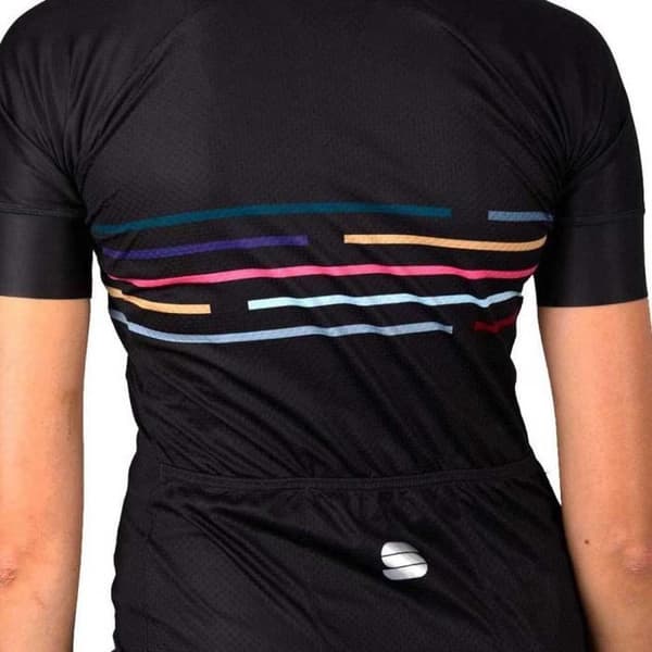 Sweatshirt För kvinnor SPORTFUL véloDROME W SS JRS Svart - Kortärmad - Rund hals