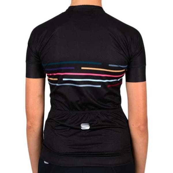 Sweatshirt För kvinnor SPORTFUL véloDROME W SS JRS Svart - Kortärmad - Rund hals