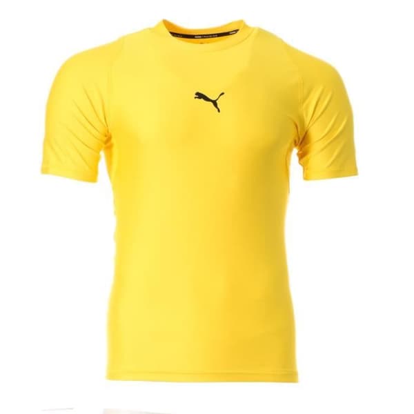 T-shirt Gul Man Puma Träning Kompression
