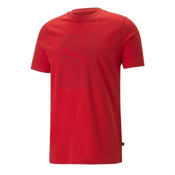 T-shirt Röd Man Puma Grafik