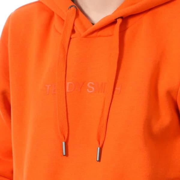 Sweatshirt för kvinnor Teddy Smith Soly - Orange - Långa ärmar - 1 kenguruficka