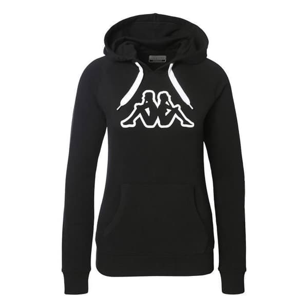 Sweatshirt Belle för Kvinna - Kappa - Svart - Långärmad - Multisport