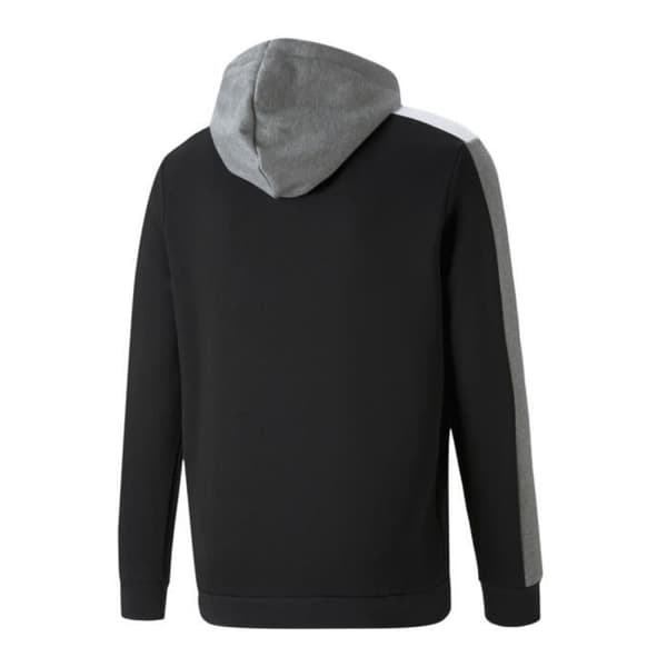 Sweatshirt med huva Marin/Grå Herr Puma Ess Block