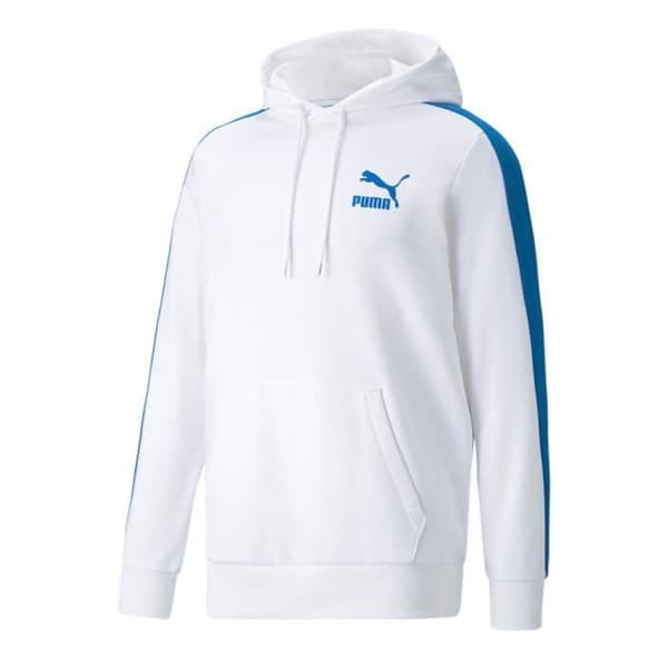 Sweat Blanc Homme Puma Iconic T7
