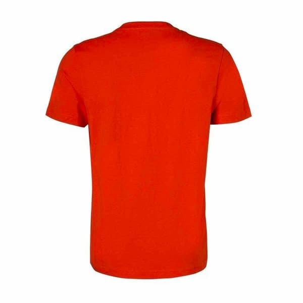 T-shirt herr Cafers - KAPPA - Ljus röd, marinblå - Rak passform - 100% bomull