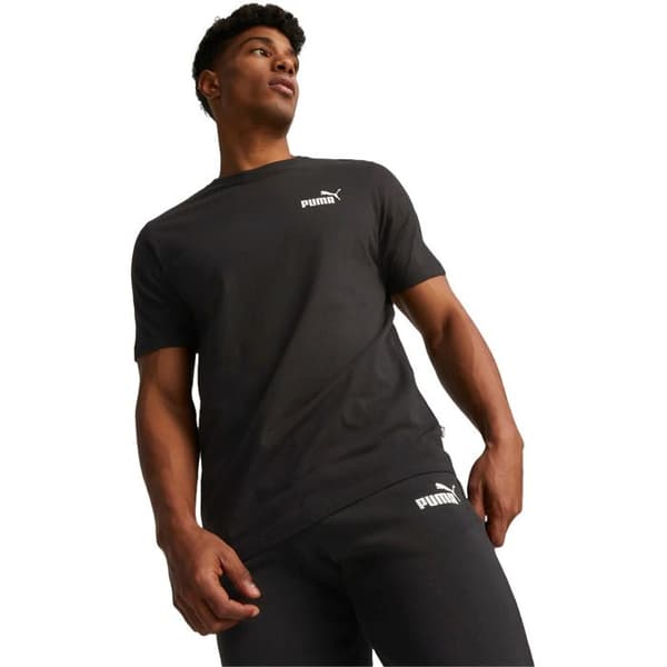 T-shirt - Puma - Liten Logotyp - Korta Ärmar - 100% Bomull - Regular Fit