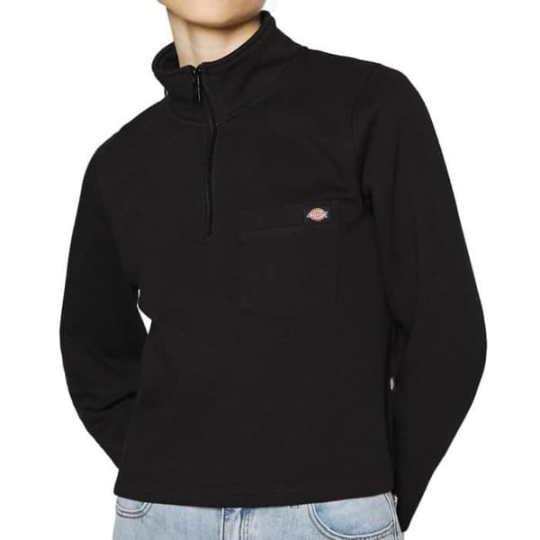 Sweat Femme - Dickies - Oakport - Långärmad - Hög krage med dragkedja - 1 ficka - Broderad patch