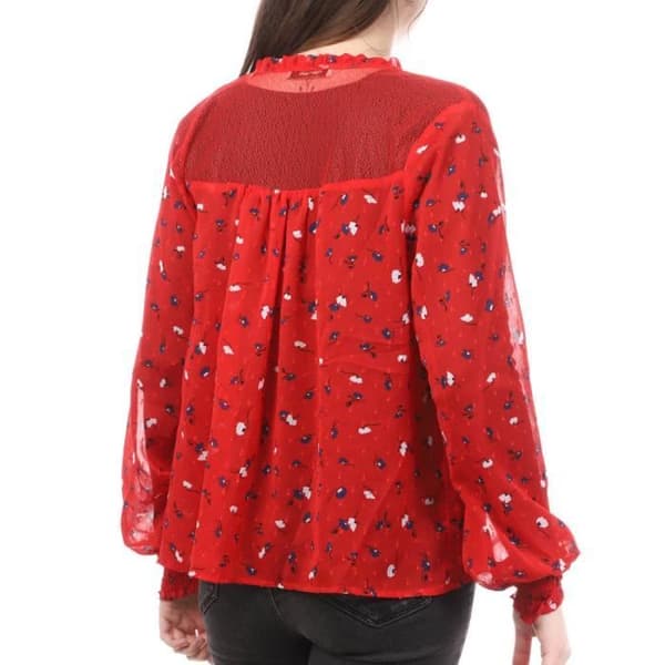 Blus Röd Dam Teddy Smith Tacita