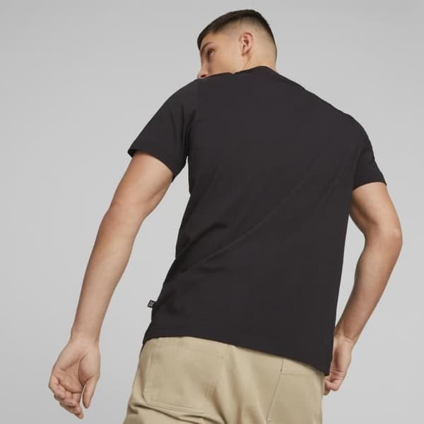 Puma GRAPHICS reflekterande T-shirt, svart, herr