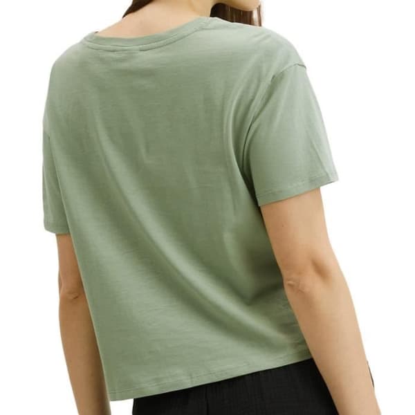 T-shirt Dam O'NEILL Cube - Grön/Svart - Korta ärmar - 100% bomull