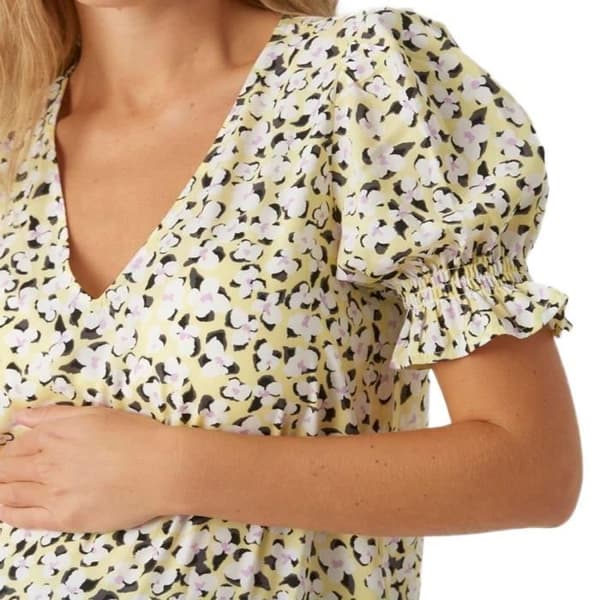 Blus Gul/Vit Kvinna Vero Moda Gravid Molea