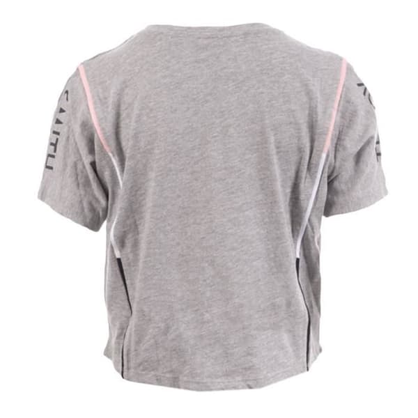 T-shirt Flicka - Teddy Smith - Tisa - Grå - Korta Ärmar - 100% Bomull