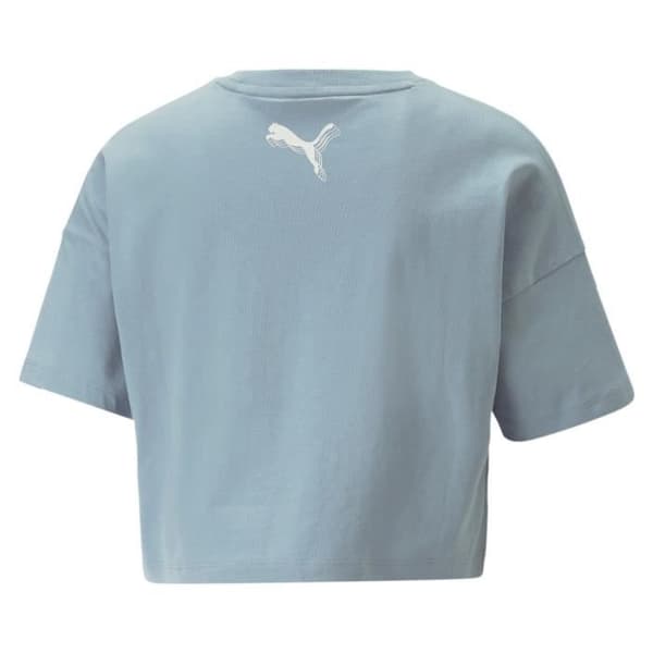 T-shirt Blå Kvinna Puma Crop Tee 1