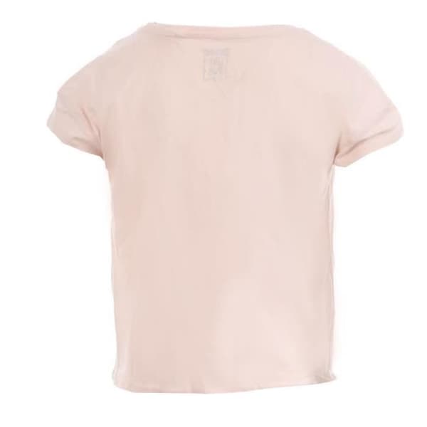 T-shirt Flicka Teddy Smith Tipower - Ljusrosa - Kort ärm - 100% Bomull