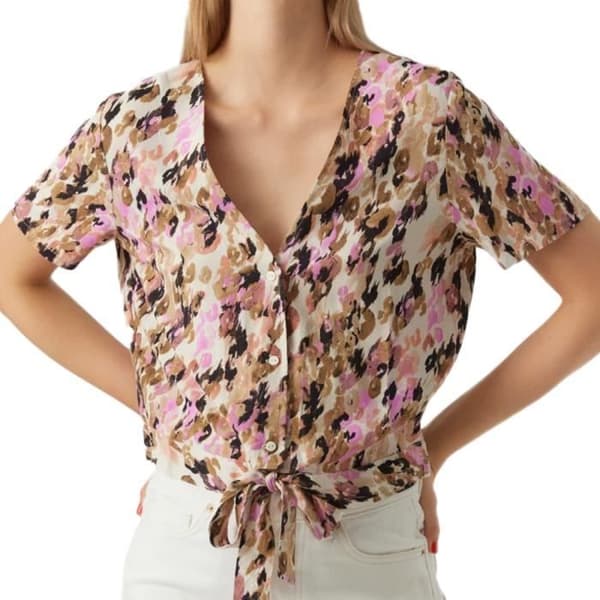 Top med tryck Beige Kvinna Vero Moda Measy