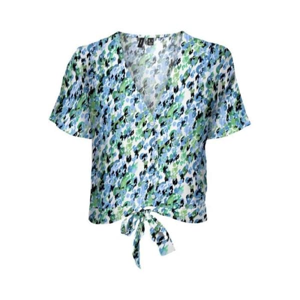 T-SHIRT VMEASY - LITEN POJKE BLÅ / INA