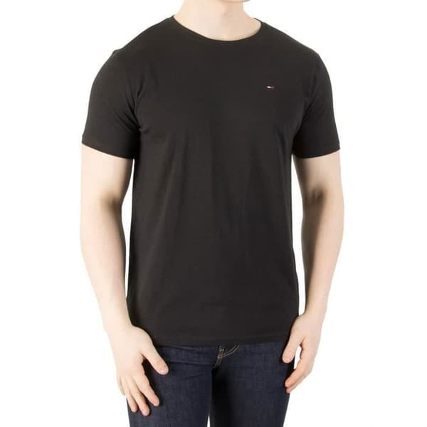 T-shirt - Tommy Jeans - Original - Svart - Jersey - Herr - Kortärmad