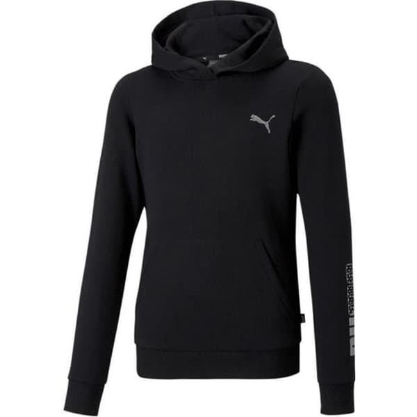 Svetttröja med huva svart pojke Puma grafisk hoodie