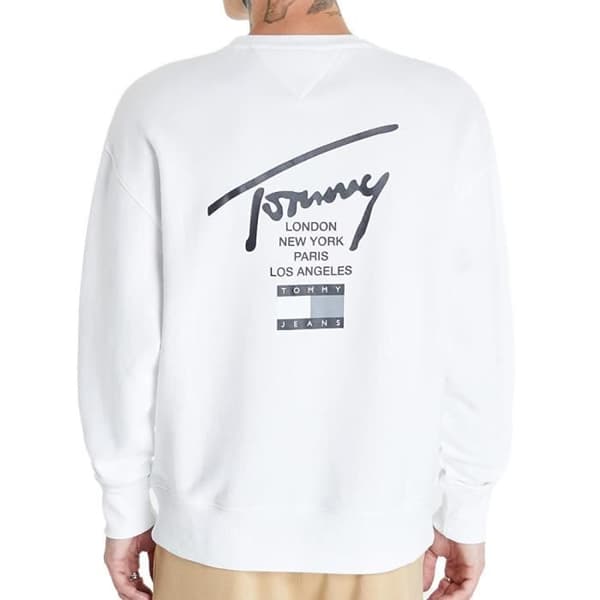 Sweat Vit Man Tommy Jeans Modern