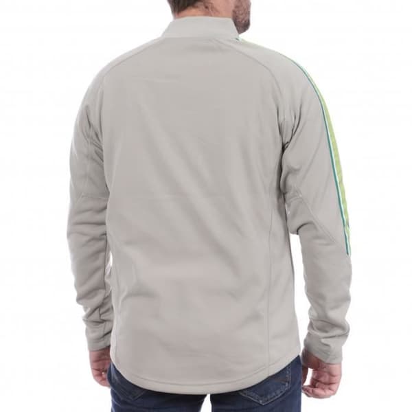 Sweat Homme Hungaria Training Pro 15 - Grå/Grön - Hög Krage - Långa Ärm - Broderad Logotyp