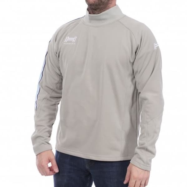 Sweat Homme - Hungaria Training Pro 15 - Hög Krage - Långa Ärmar - Grå/Blu