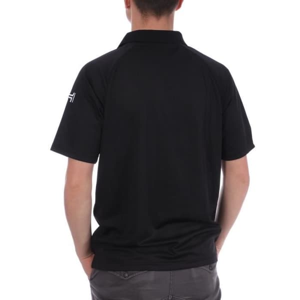 Polo Herr - Hungaria - Premium Träning - Korta Ärmar - Svart