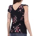 Miniatyrbild 2 av 2: Top Femme Vero Moda Elisa - Marin/Rosa - Blommönster - Volangärmar