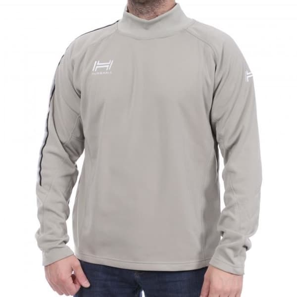Sweat gris/svart herr Hungaria Training Pro 15 - Höga kragen - Långärmad - 100% polyester