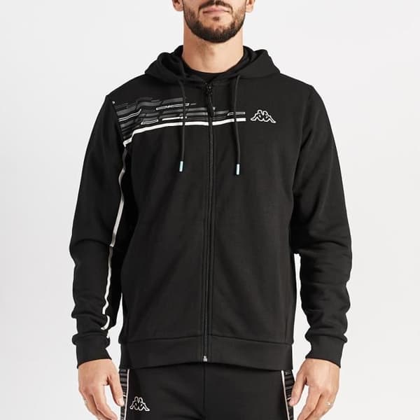 Sweatshirt Gadio för Herr - Kappa - Multisport - Långärmad - Svart