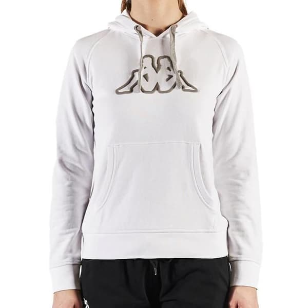 Belle Sweatshirt för kvinnor - Kappa - Vit, grå - Långärmad - Multisport