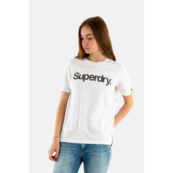 T-shirt Superdry VL TEE - Vit - Dam - Kortärmad