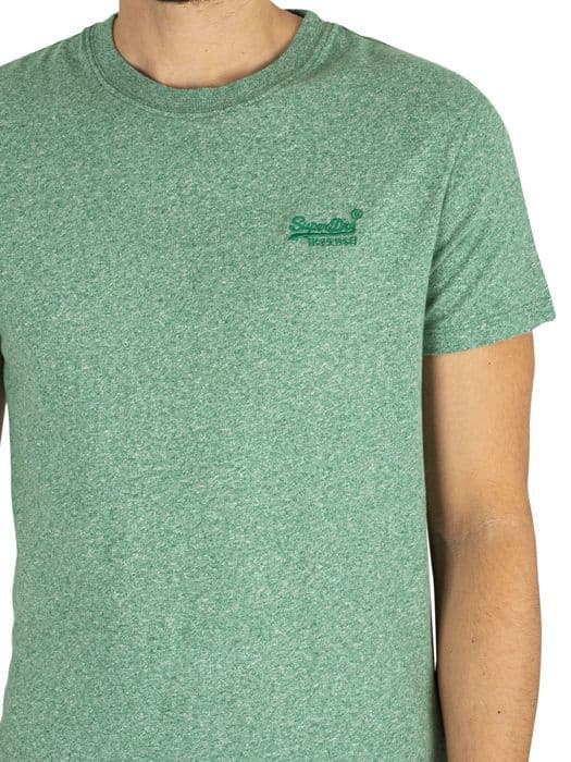 t-shirt superdry m1011245a 5ee ljusgrön grus XL