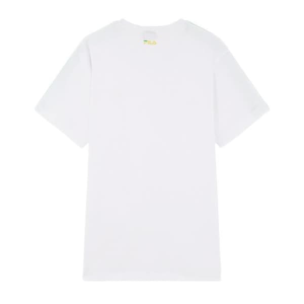 T-shirt Herr Fila Gaston - Vit/Grön - Klassisk passform - Rund hals - Korta ärmar