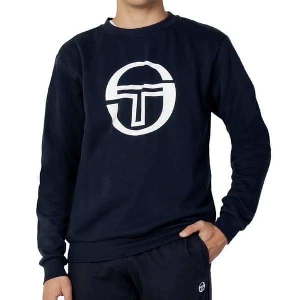 Sweatshirt Herr - SERGIO TACCHINI - Crew Stadium - Korta Ärmar - Blå