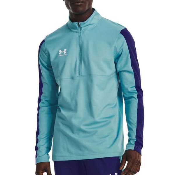 Sweat Homme Under Armour Challenger Midlayer - Blå - Långa ärmar