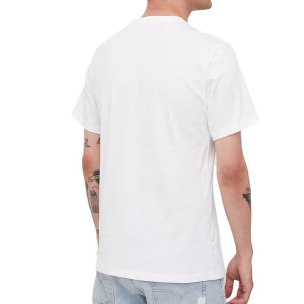 T-shirt Herr Vit Converse - Overgrown - Korta Ärmar - 100% Bomull